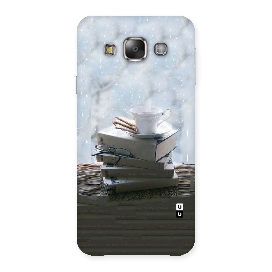 Winter Reads Back Case for Galaxy E7