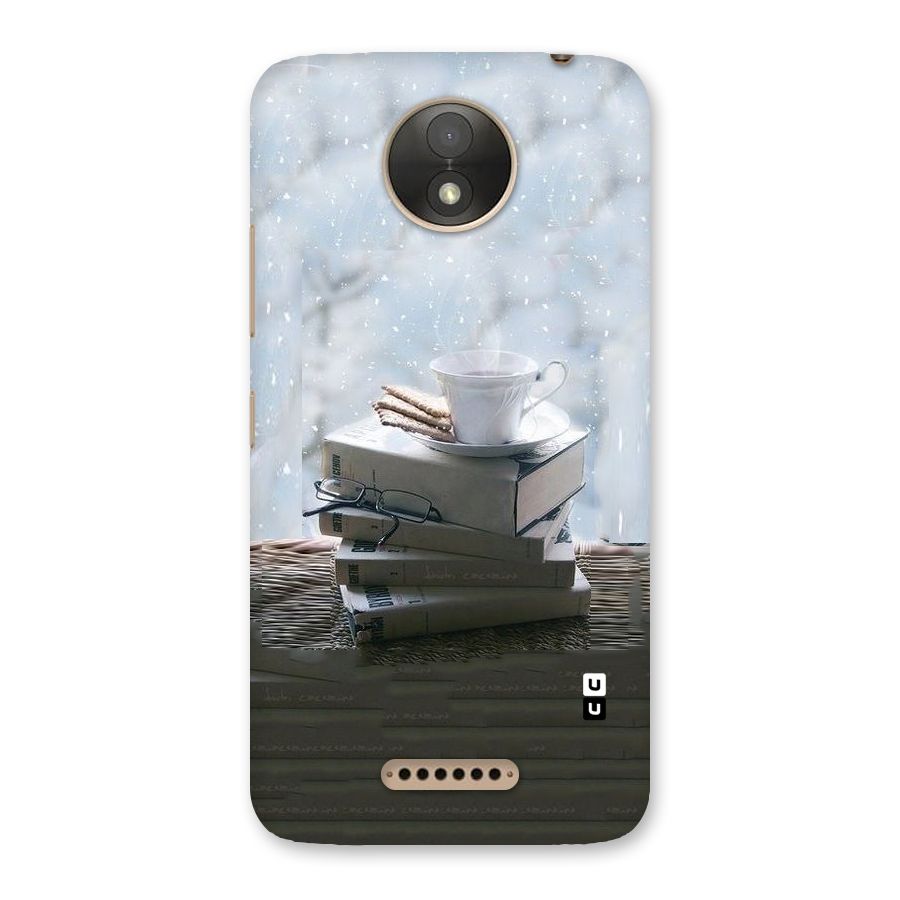 Winter Reads Back Case for Moto C Plus