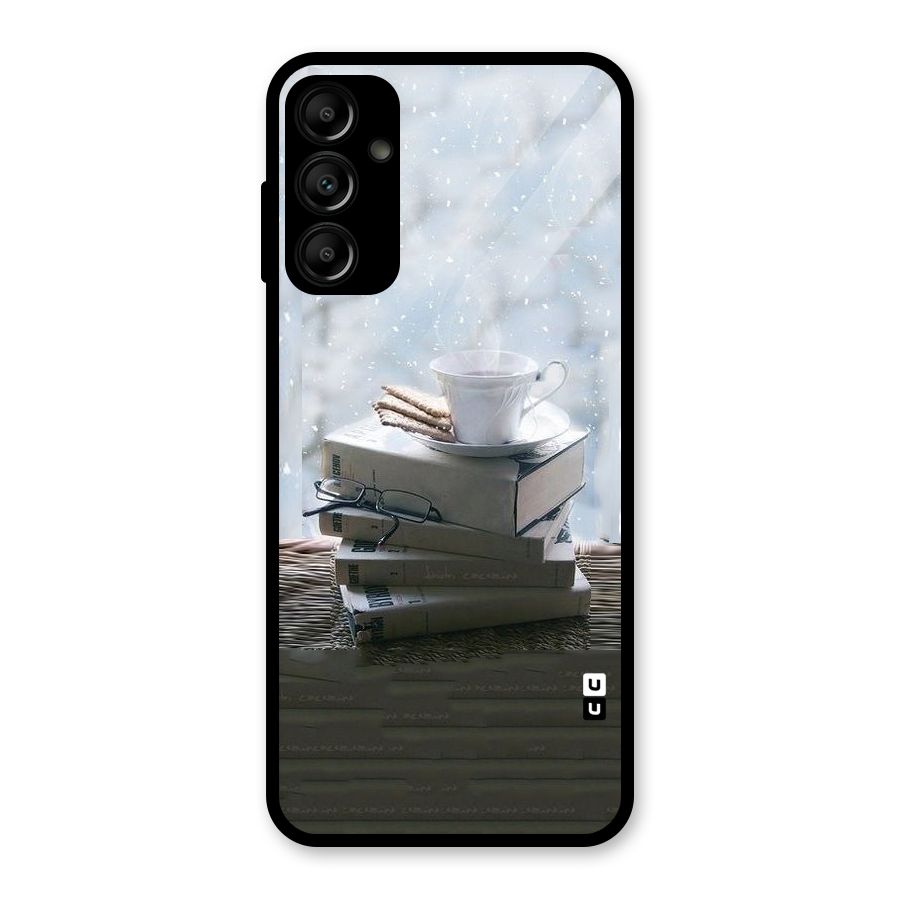 Winter Reads Glass Back Case for Galaxy A14 5G