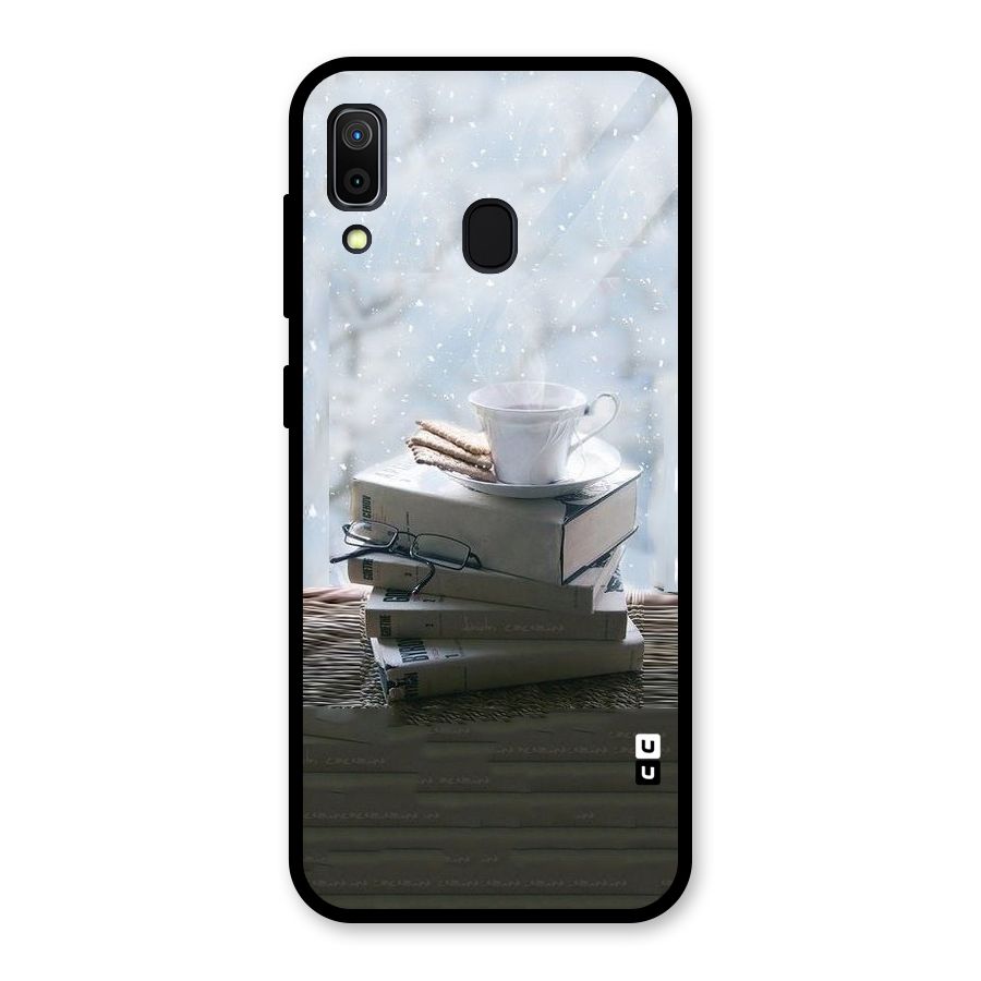 Winter Reads Glass Back Case for Galaxy A30