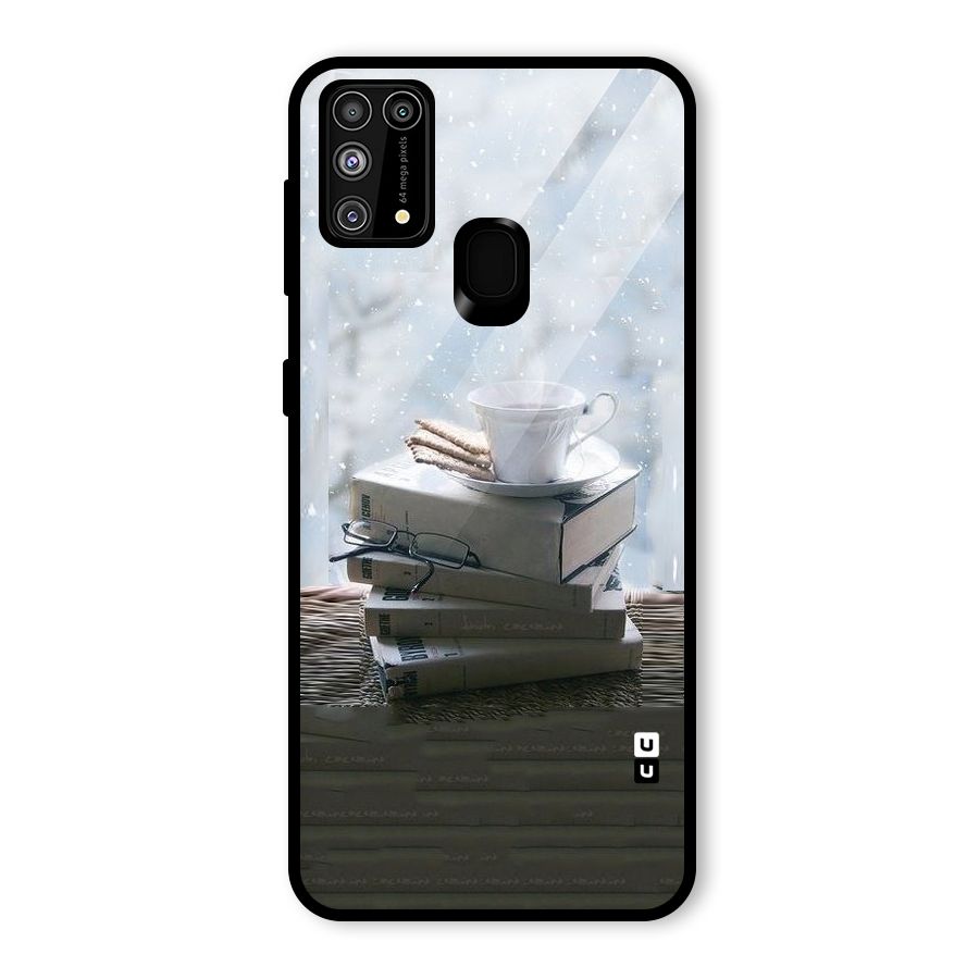 Winter Reads Glass Back Case for Galaxy F41