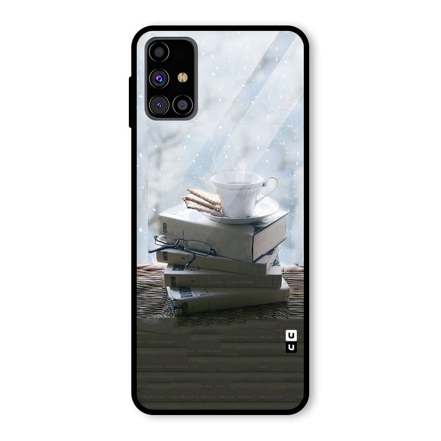 Winter Reads Glass Back Case for Galaxy M31s