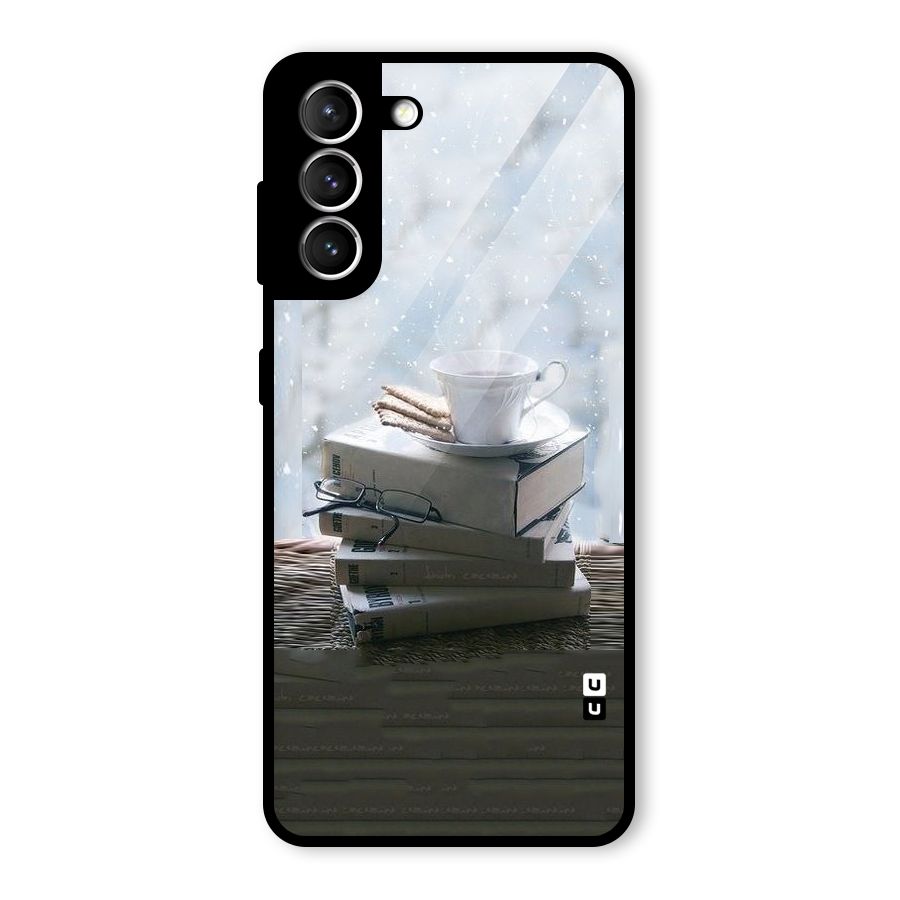 Winter Reads Glass Back Case for Galaxy S21 5G