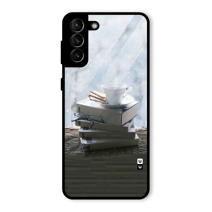 Winter Reads Glass Back Case for Galaxy S21 Plus