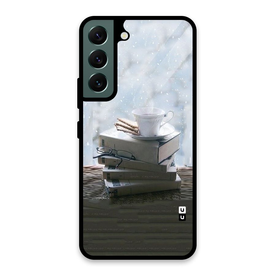 Winter Reads Glass Back Case for Galaxy S22 5G