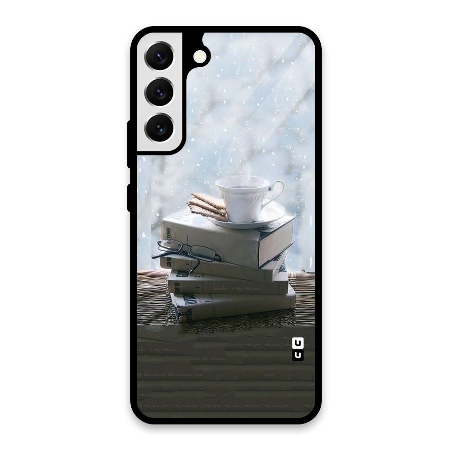Winter Reads Glass Back Case for Galaxy S22 Plus 5G
