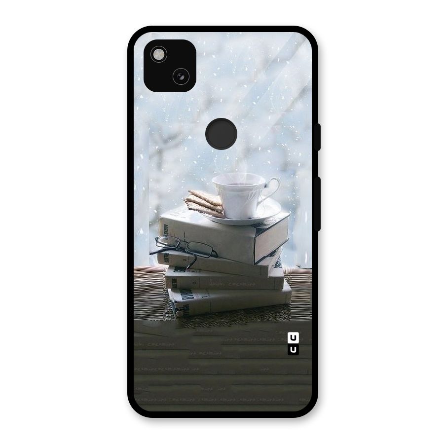 Winter Reads Glass Back Case for Google Pixel 4a