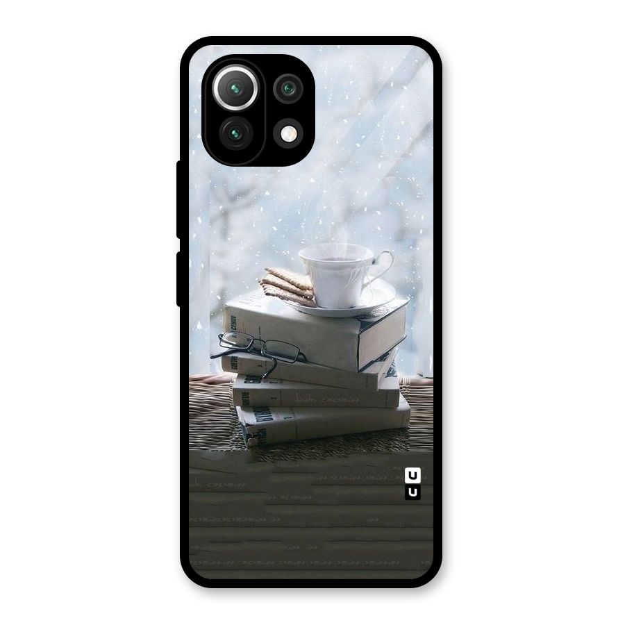 Winter Reads Glass Back Case for Mi 11 Lite NE 5G
