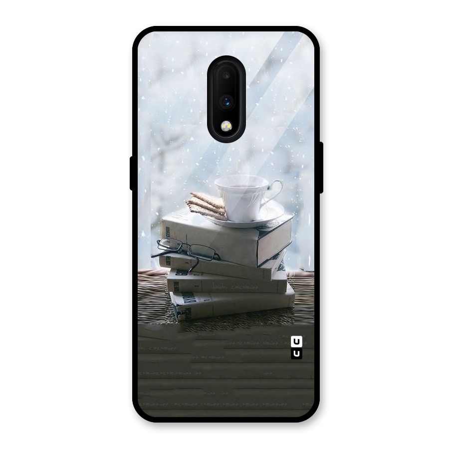 Winter Reads Glass Back Case for OnePlus 7