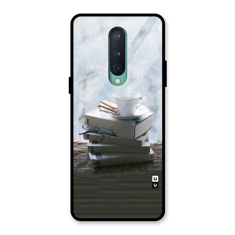 Winter Reads Glass Back Case for OnePlus 8