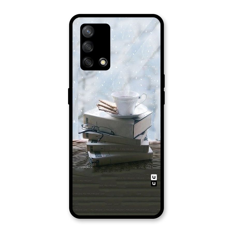 Winter Reads Glass Back Case for Oppo F19