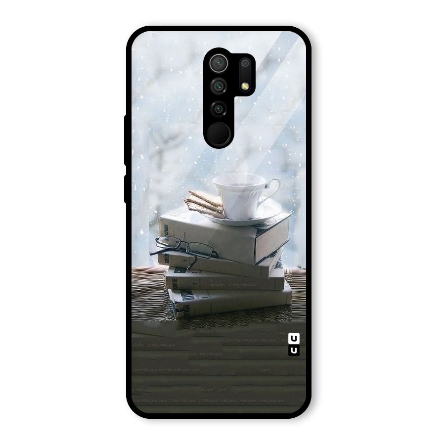 Winter Reads Glass Back Case for Poco M2