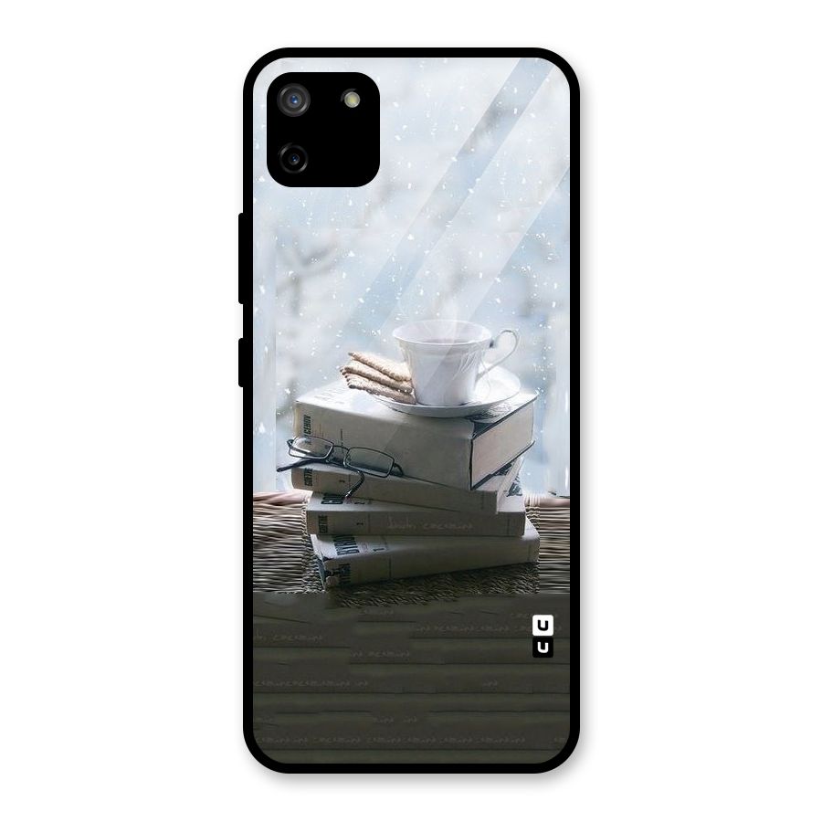 Winter Reads Glass Back Case for Realme C11
