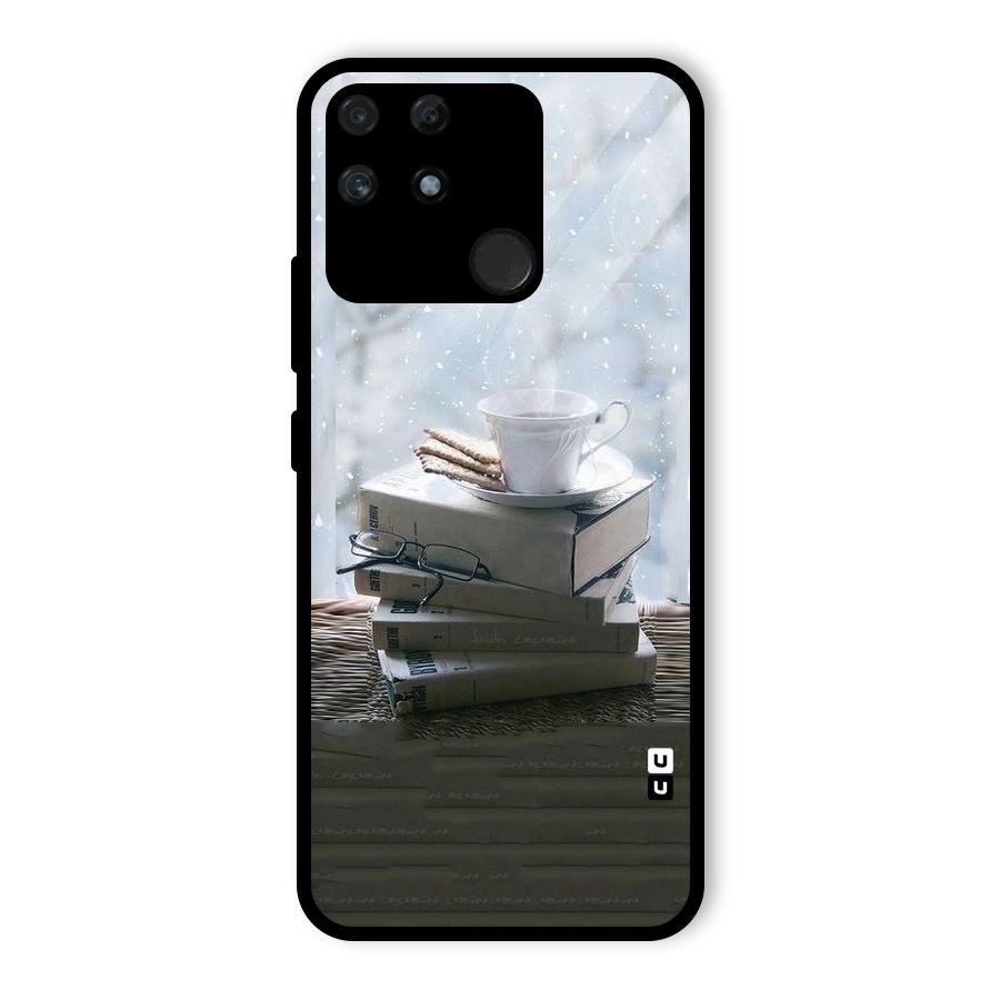 Winter Reads Glass Back Case for Realme Narzo 50A