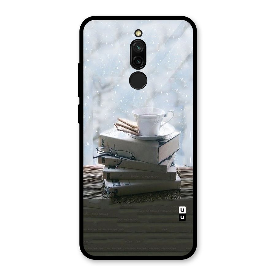 Winter Reads Glass Back Case for Redmi 8