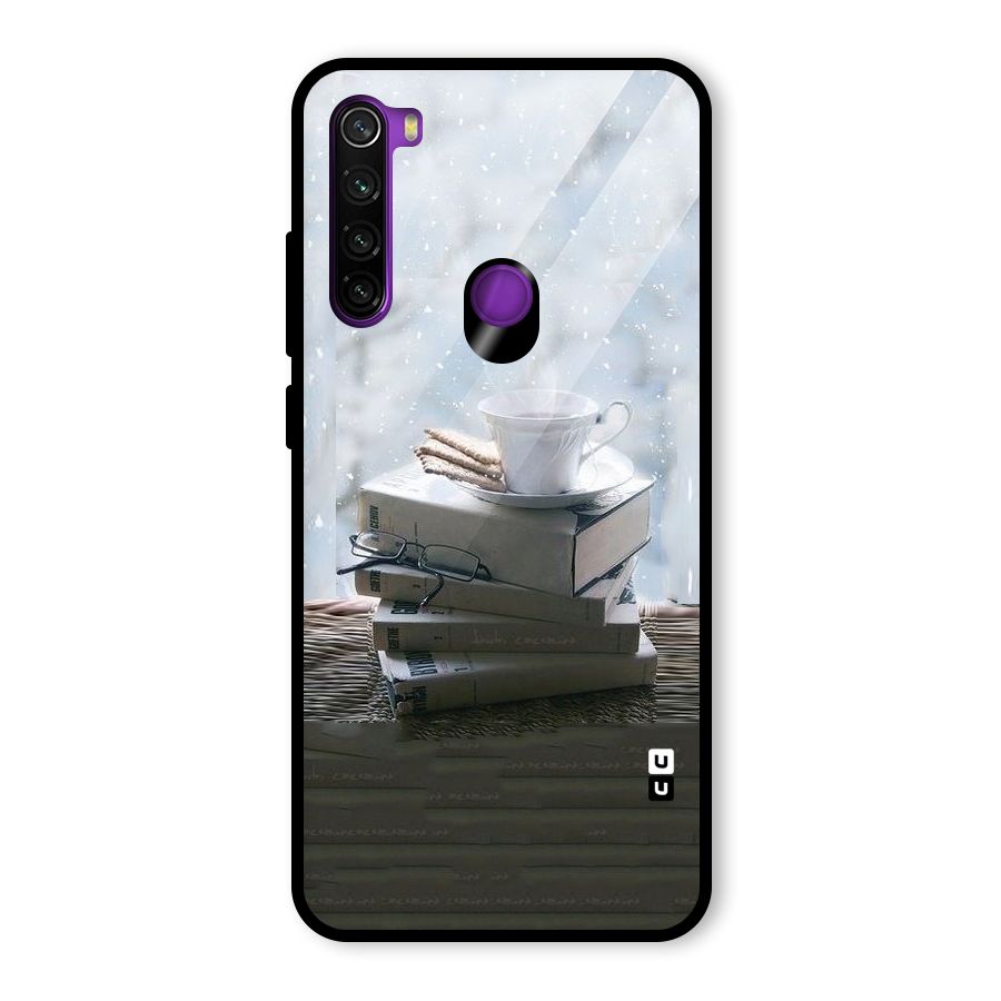 Winter Reads Glass Back Case for Redmi Note 8