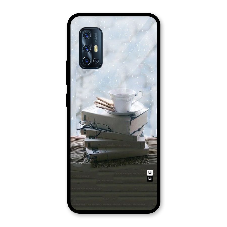 Winter Reads Glass Back Case for Vivo V17