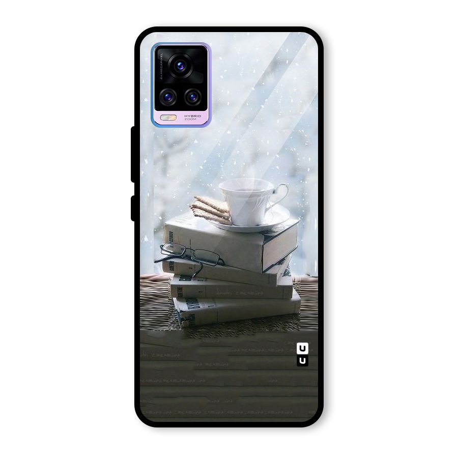 Winter Reads Glass Back Case for Vivo V20 Pro