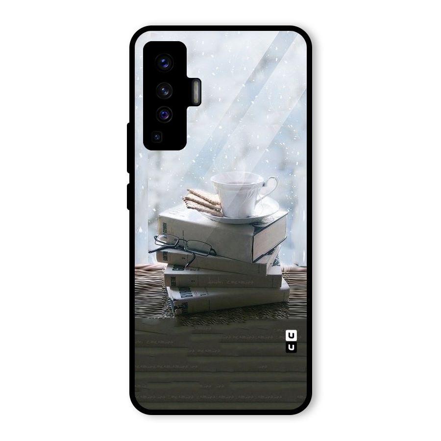 Winter Reads Glass Back Case for Vivo X50
