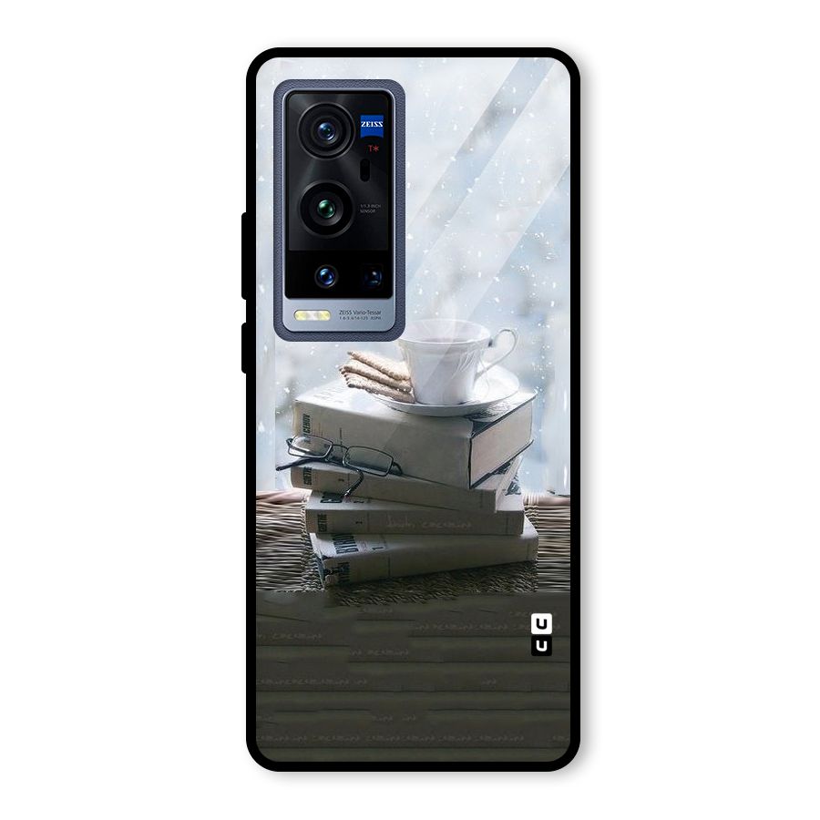 Winter Reads Glass Back Case for Vivo X60 Pro Plus
