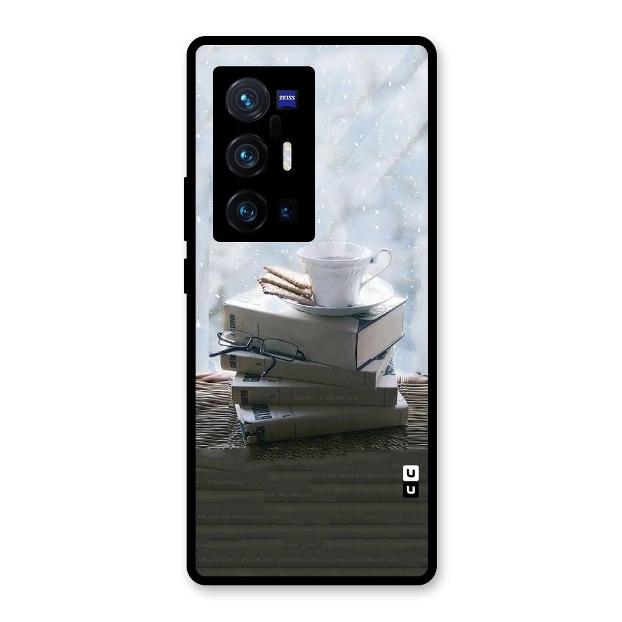 Winter Reads Glass Back Case for Vivo X70 Pro Plus