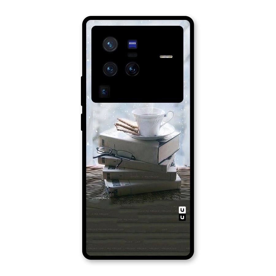 Winter Reads Glass Back Case for Vivo X80 Pro