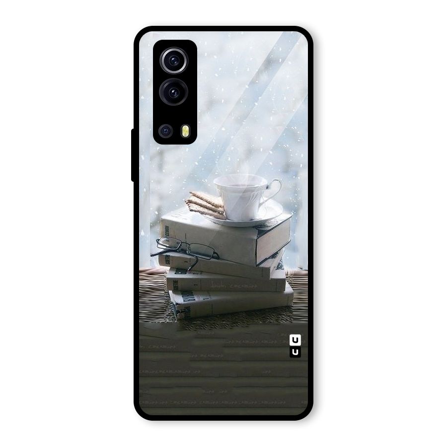Winter Reads Glass Back Case for Vivo iQOO Z3