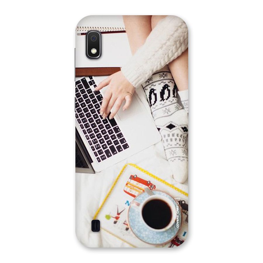 Winter Relaxation Back Case for Galaxy A10