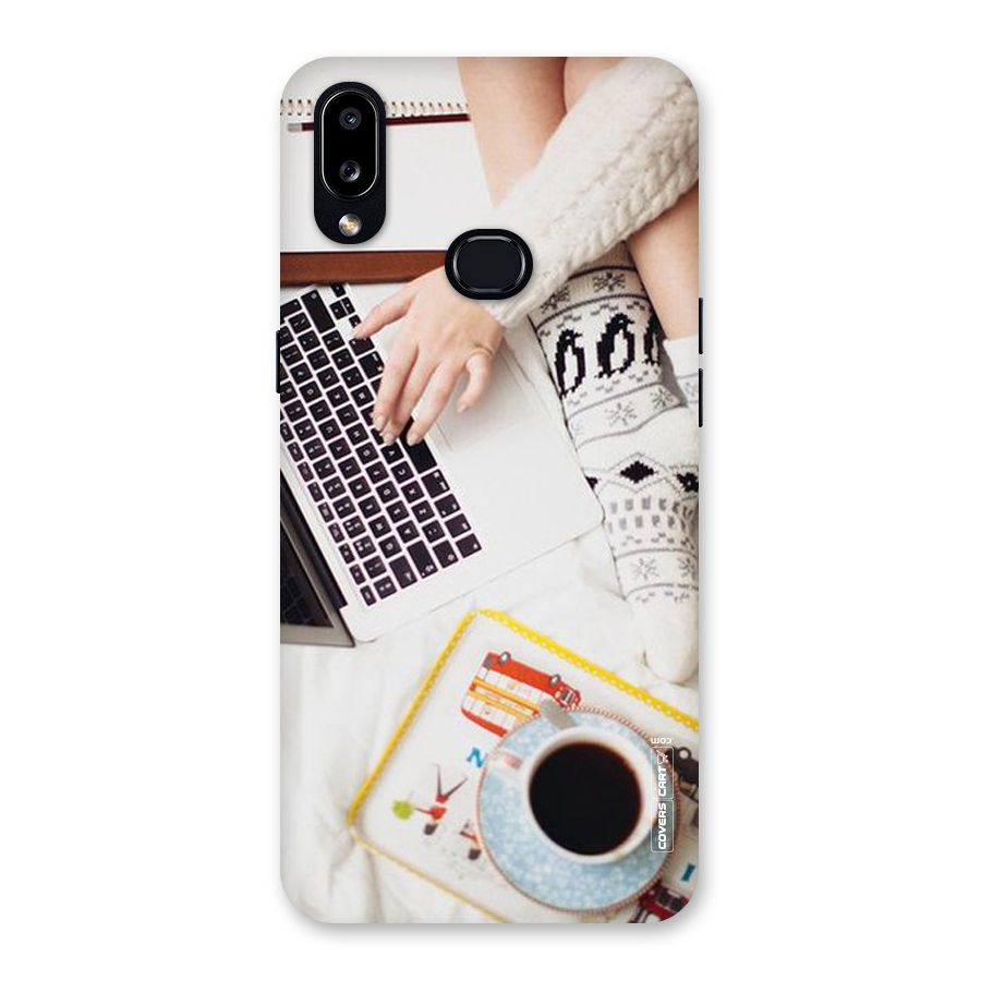 Winter Relaxation Back Case for Galaxy A10s