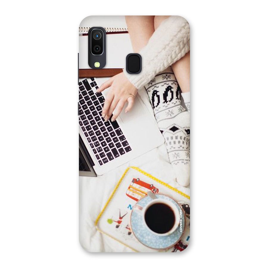 Winter Relaxation Back Case for Galaxy A30