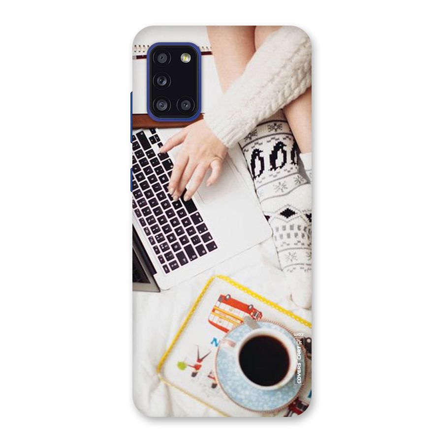Winter Relaxation Back Case for Galaxy A31