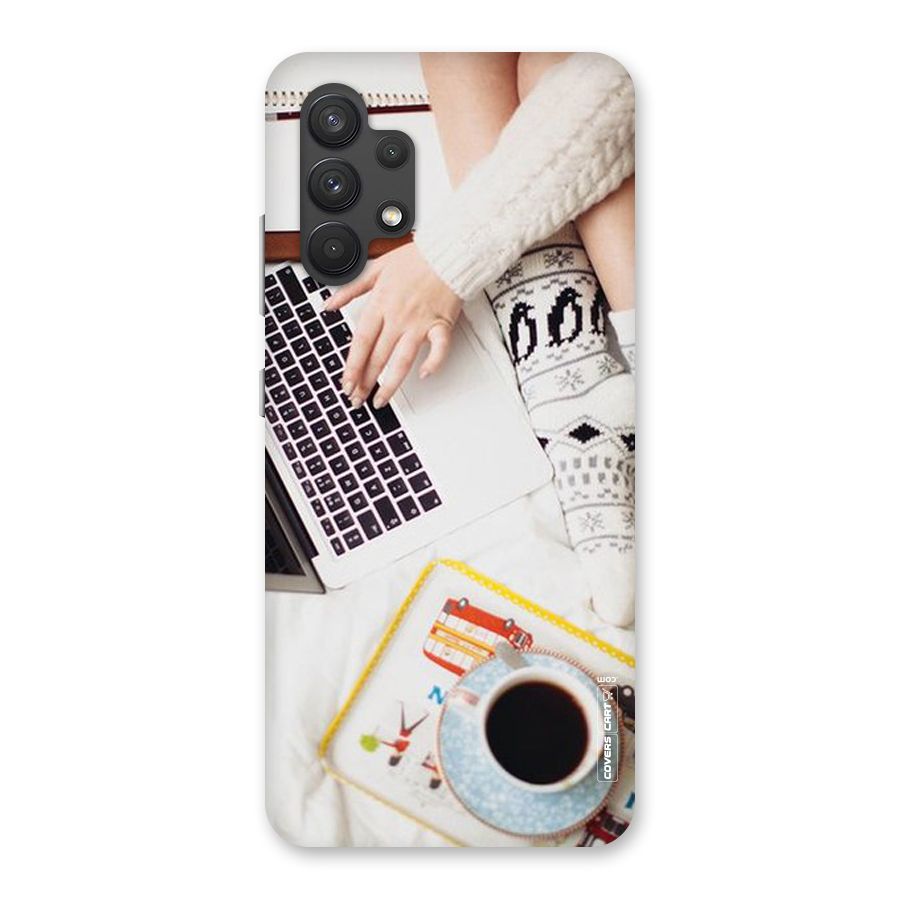 Winter Relaxation Back Case for Galaxy A32
