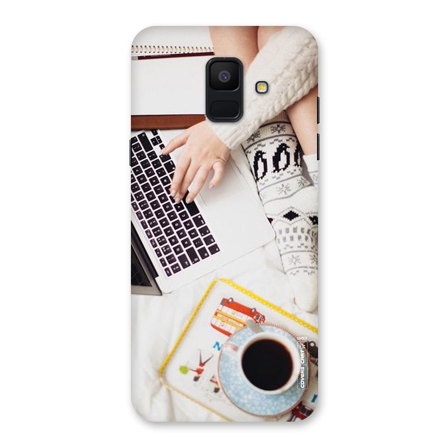 Winter Relaxation Back Case for Galaxy A6 (2018)
