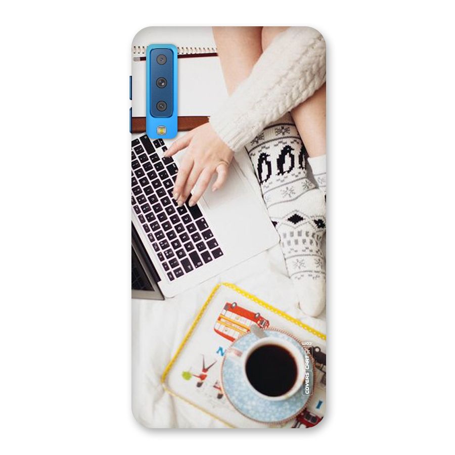 Winter Relaxation Back Case for Galaxy A7 (2018)