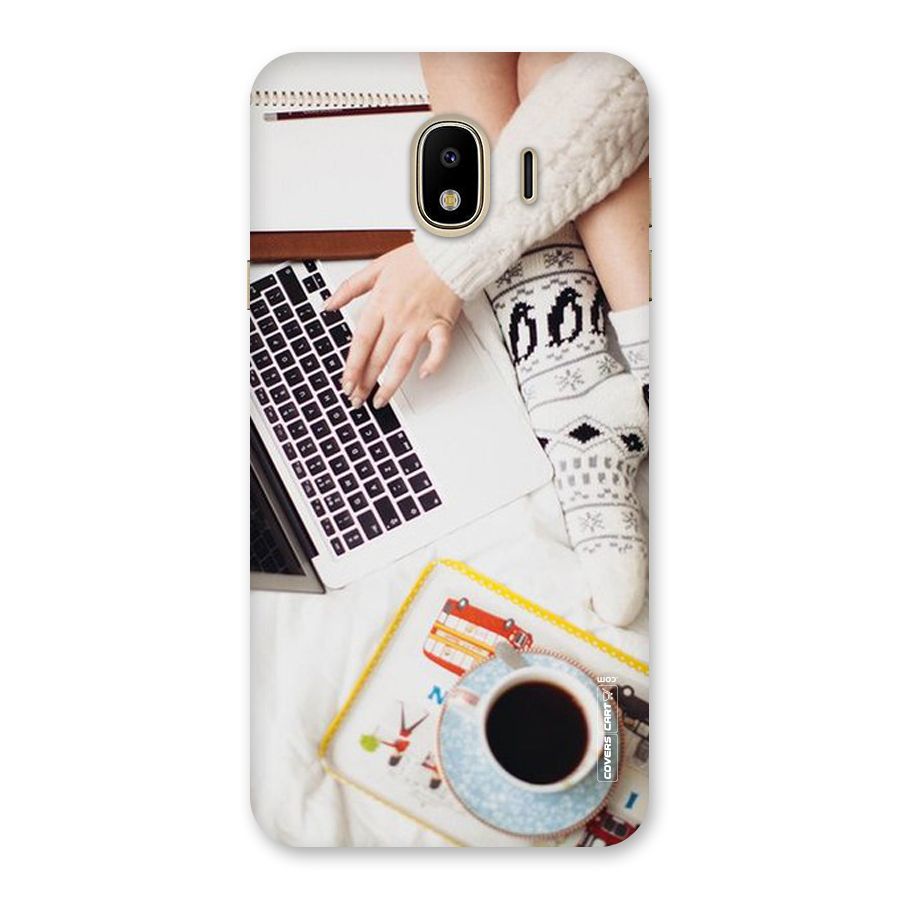 Winter Relaxation Back Case for Galaxy J4