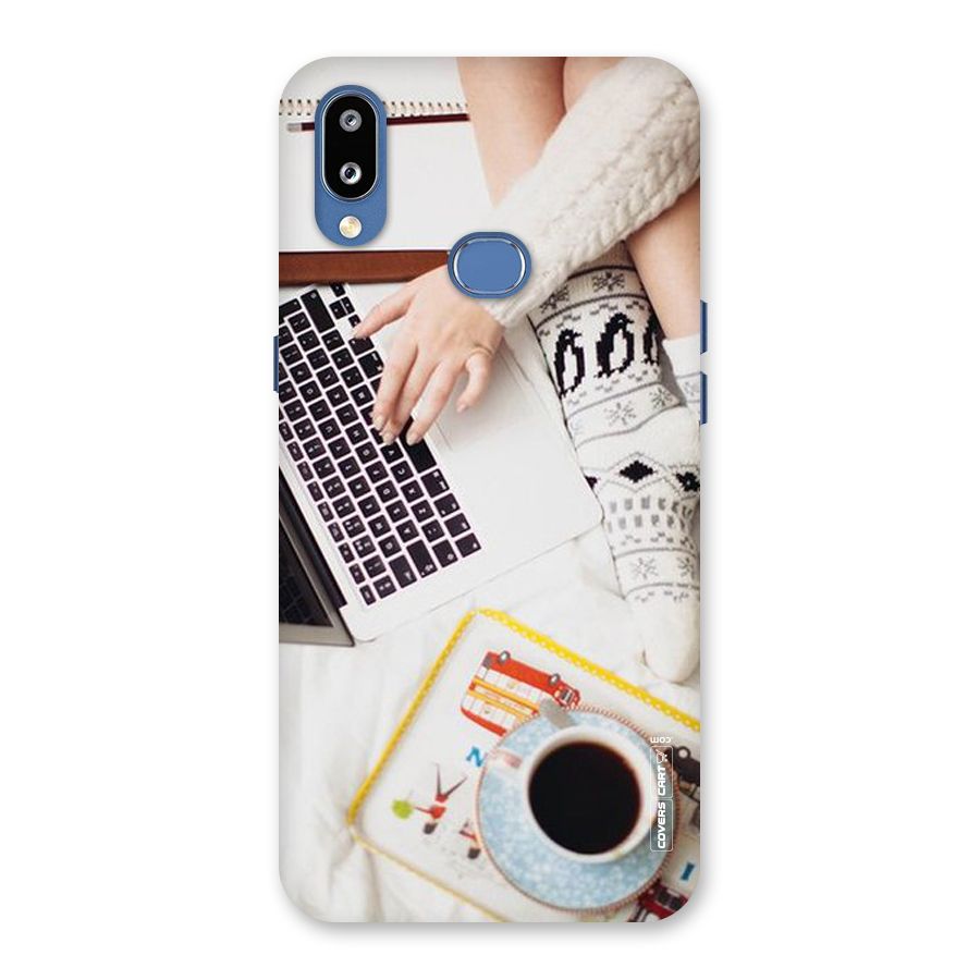 Winter Relaxation Back Case for Galaxy M01s