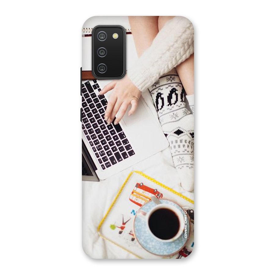 Winter Relaxation Back Case for Galaxy M02s