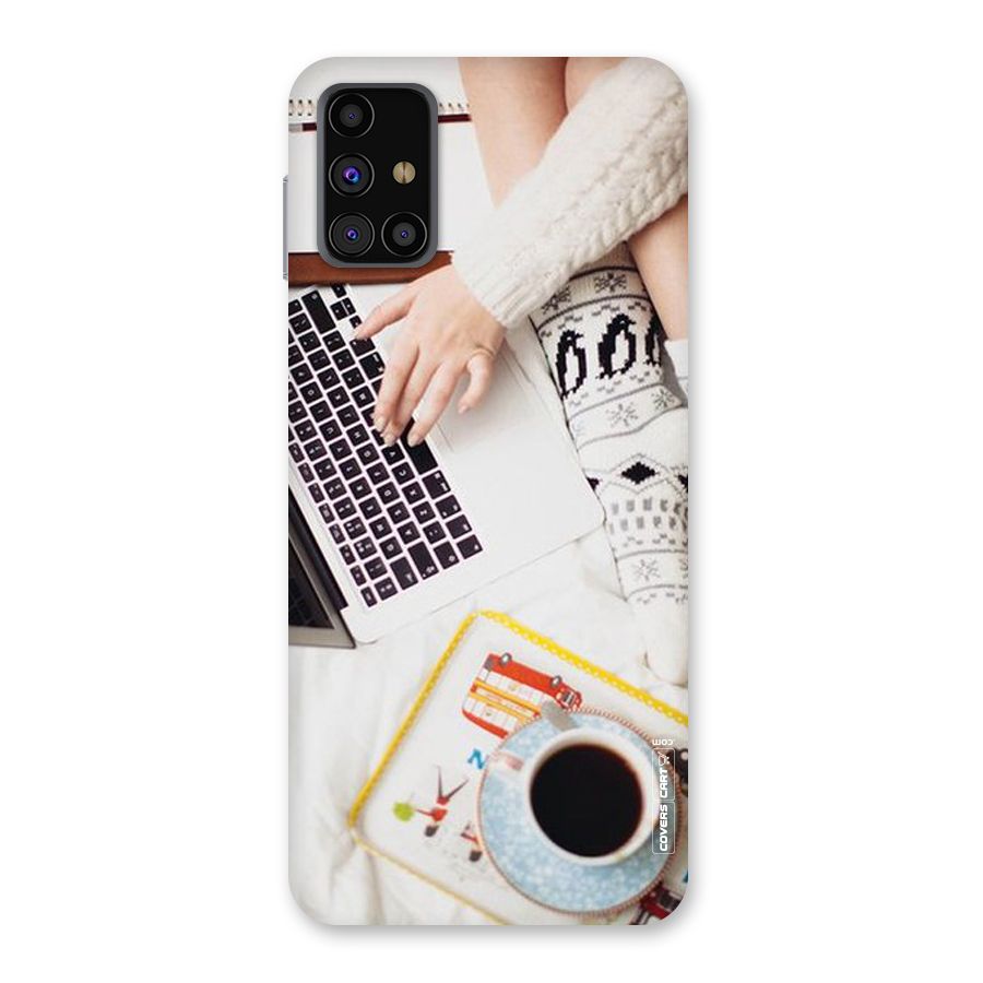 Winter Relaxation Back Case for Galaxy M31s
