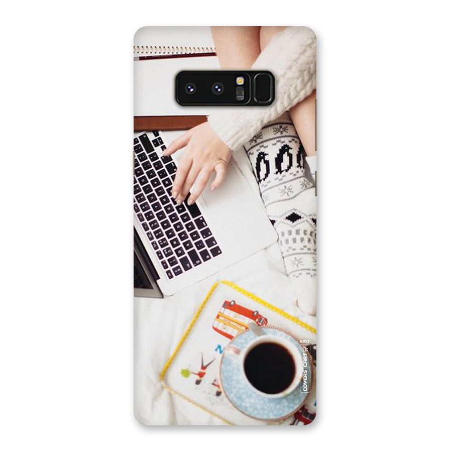 Winter Relaxation Back Case for Galaxy Note 8