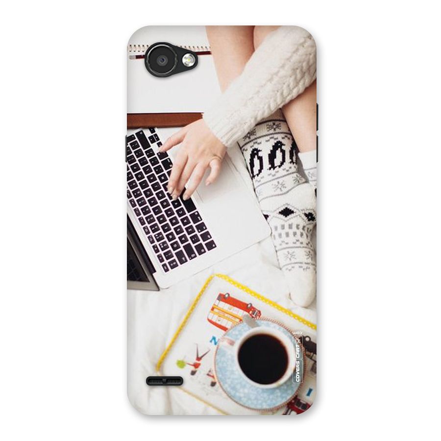 Winter Relaxation Back Case for LG Q6