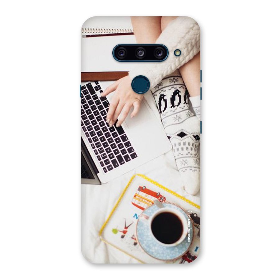 Winter Relaxation Back Case for LG  V40 ThinQ
