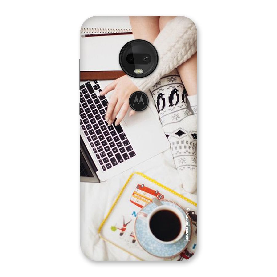Winter Relaxation Back Case for Moto G7