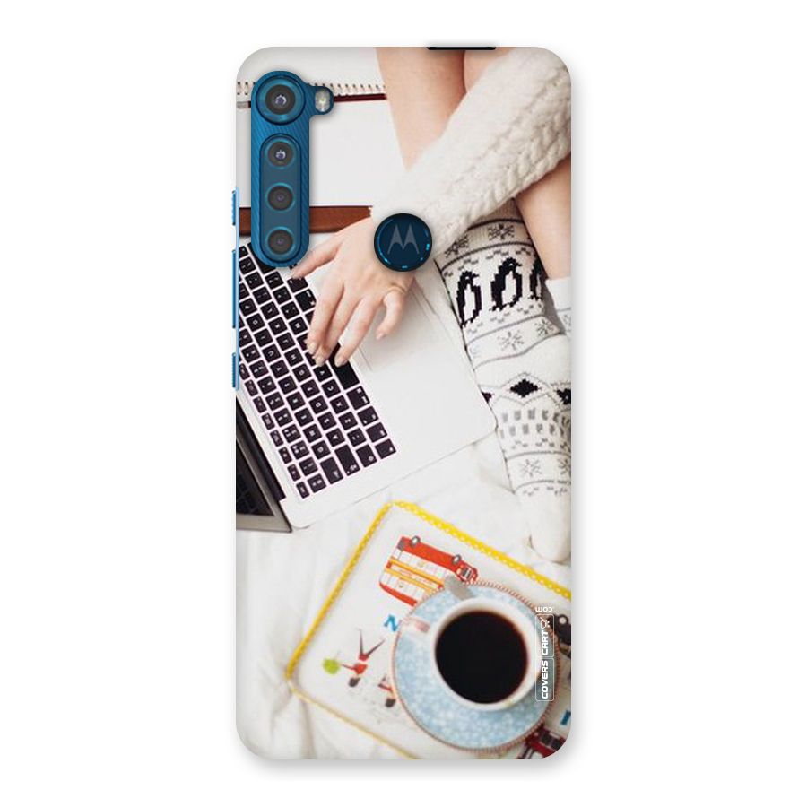 Winter Relaxation Back Case for Motorola One Fusion Plus