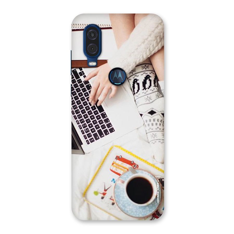 Winter Relaxation Back Case for Motorola One Vision