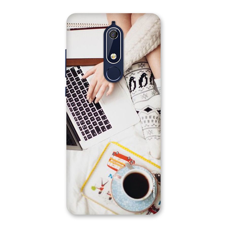 Winter Relaxation Back Case for Nokia 5.1