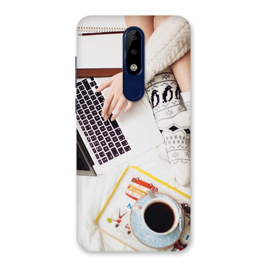 Winter Relaxation Back Case for Nokia 5.1 Plus