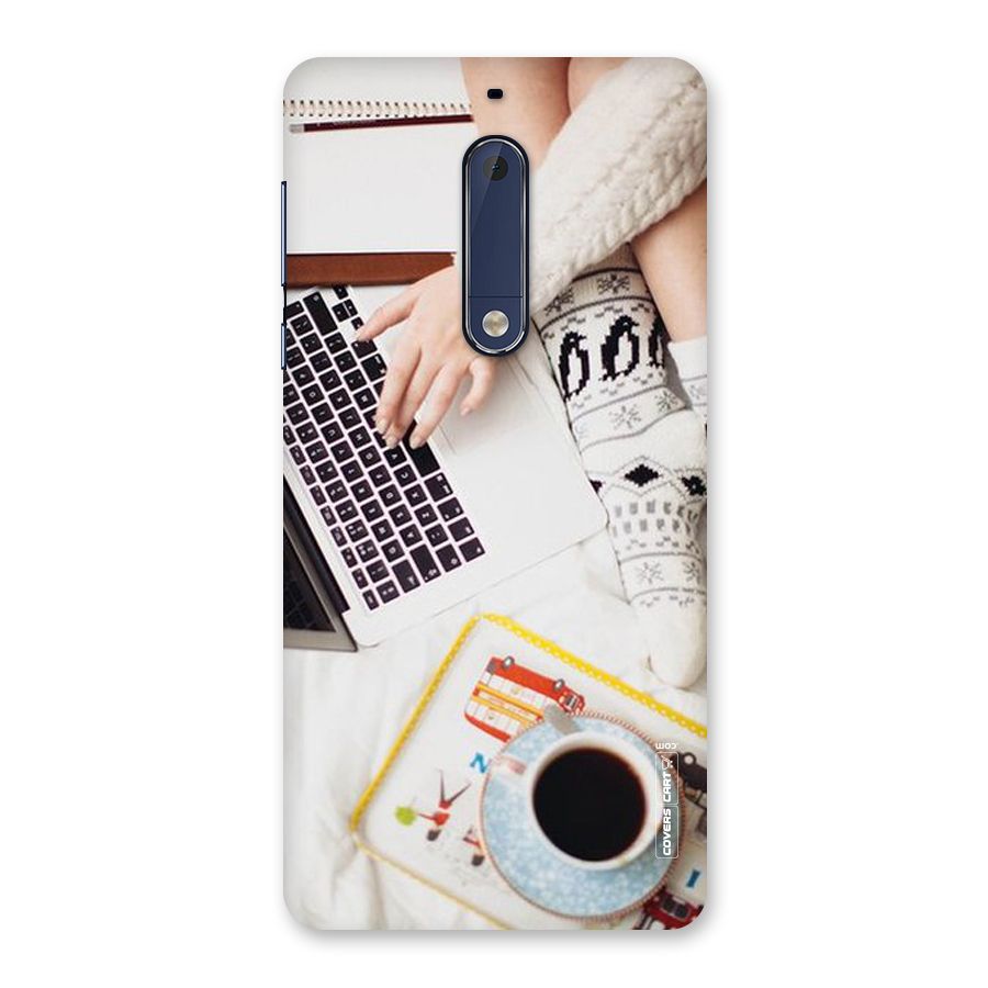Winter Relaxation Back Case for Nokia 5
