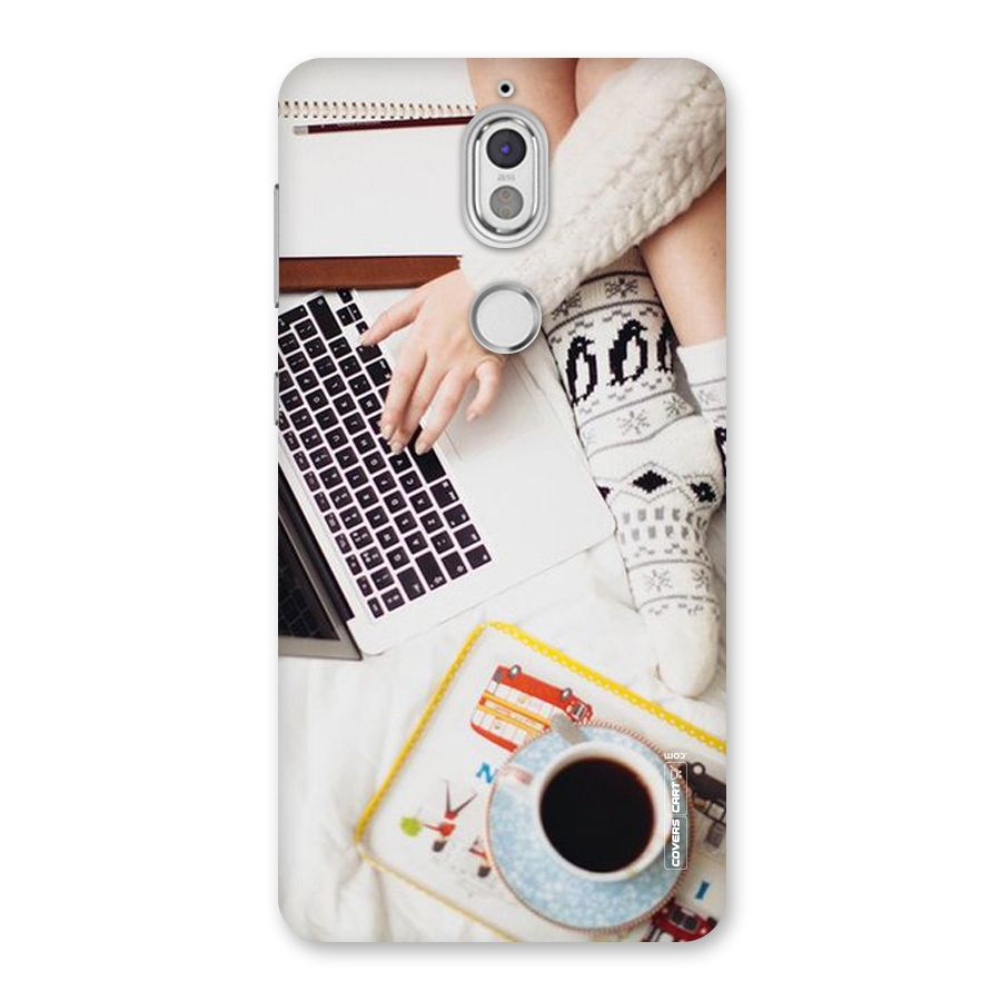 Winter Relaxation Back Case for Nokia 7