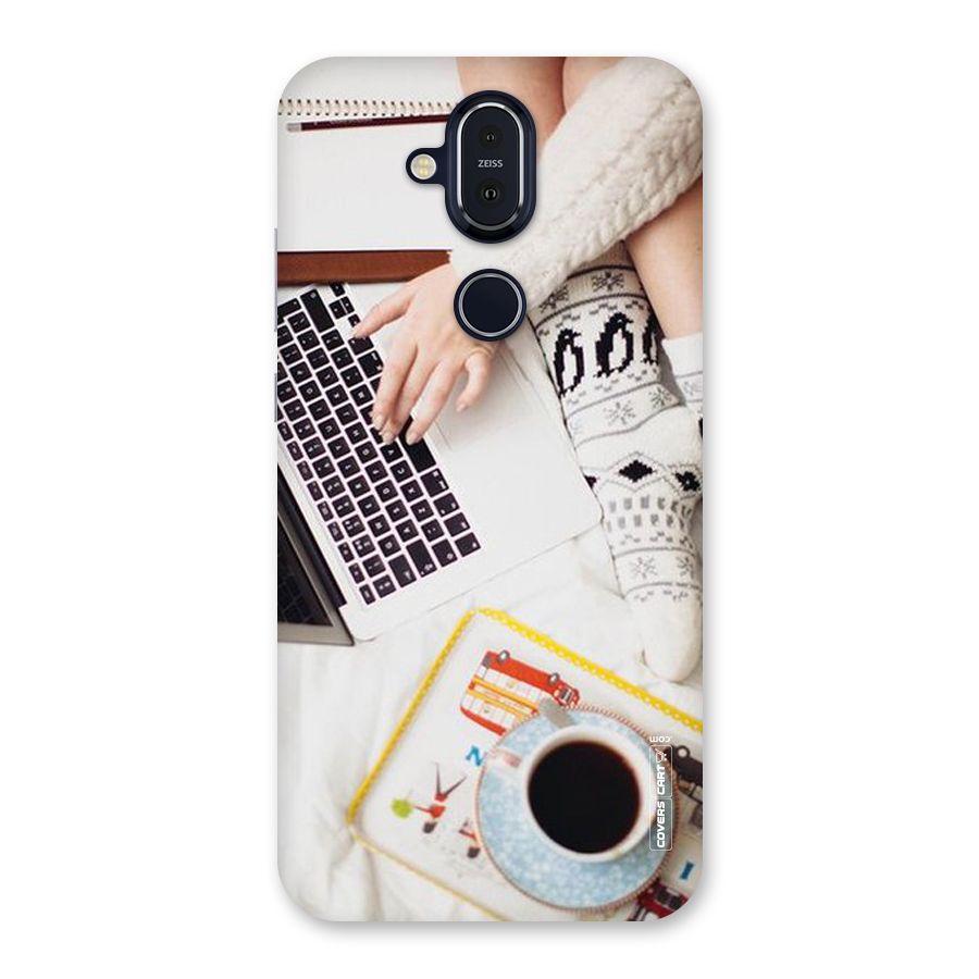 Winter Relaxation Back Case for Nokia 8.1