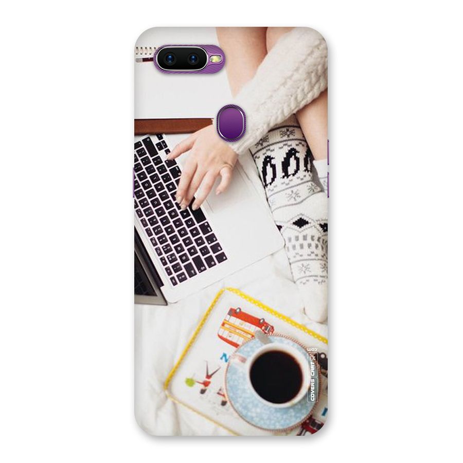 Winter Relaxation Back Case for Oppo F9